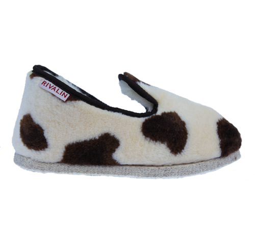 Charentaise hiver vache marron et blanc