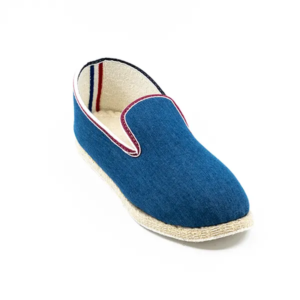 Charentaise Rivalin Denim vue de profil