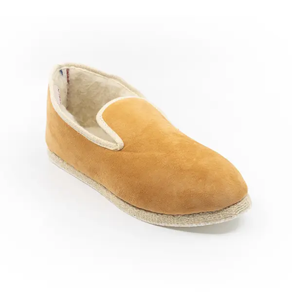 Charentaise Cuir Velour