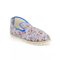 Chausson multicolore Prairie avec fleurs