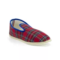 Chausson écossais en Tartan Rouge Stewart