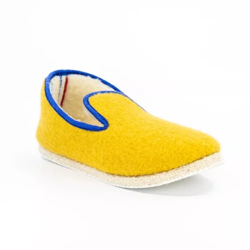 Charentaise Laine Jaune de profil