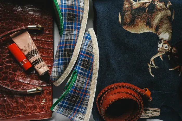 Charentaise tartan multicolore