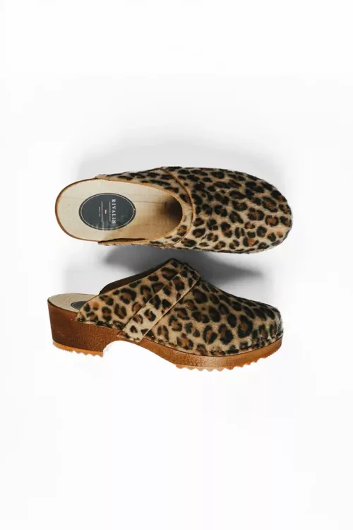 Sabot Léopard Poilu