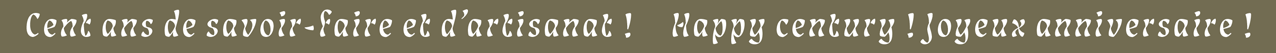 100 ans !