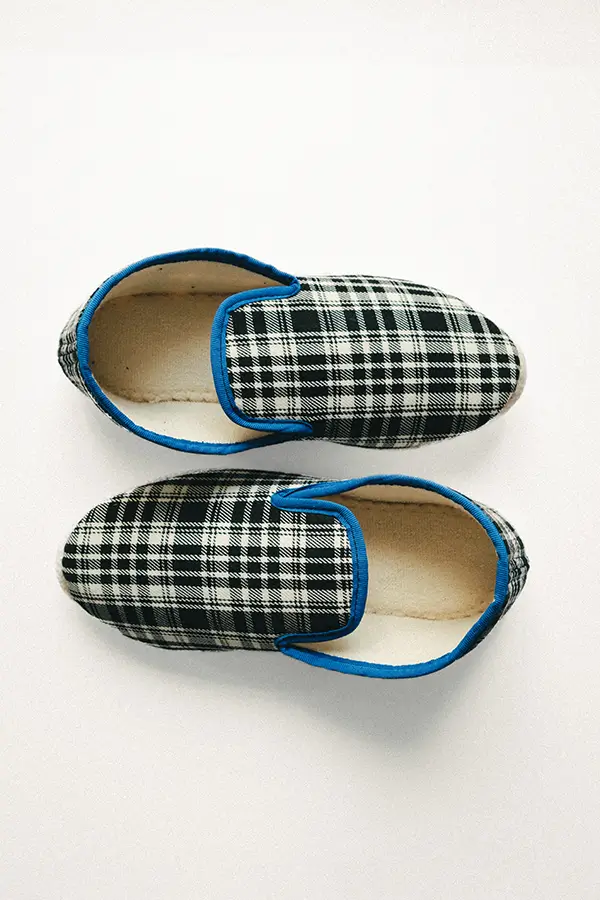 Charentaise été à Carreaux Noir Prince de Galles Rivalin