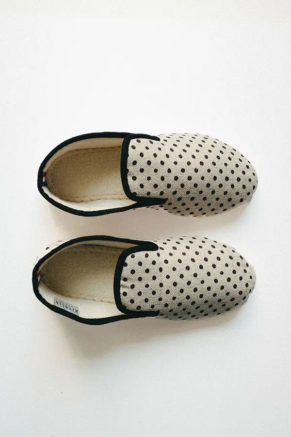 Charentaise été à pois naturel