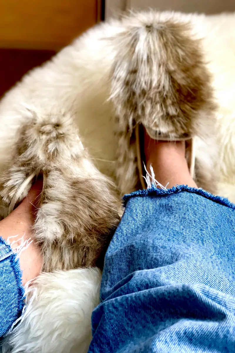 Chaussons poilu Ouistiti