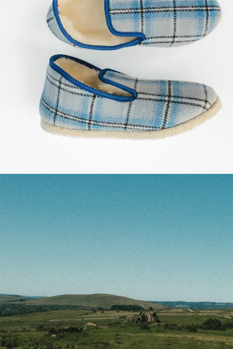 Pantoufle Tartan Abers