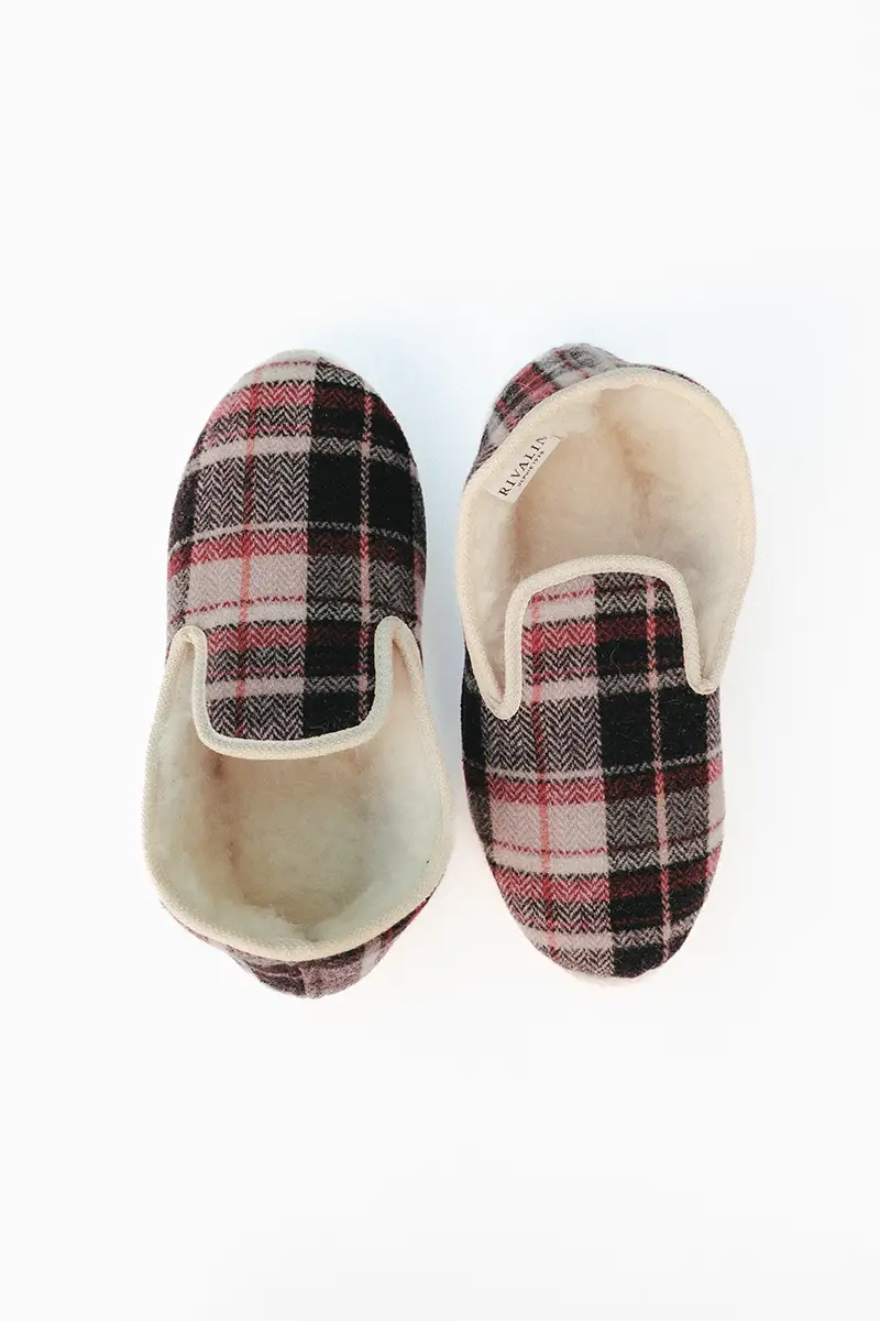 Chausson Tartan Bruyère